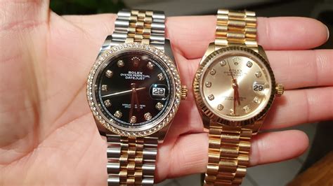 rolex vs women's